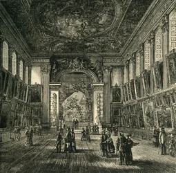 The Painted Hall, Greenwich Hospital, c1878.