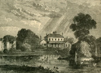 Paviljongen, Hans Place, i 1800, c1876.