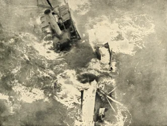 The Pirates Work: Steamer Breaking Up, 1919.