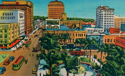 Plaza. San Diego, California, c1941