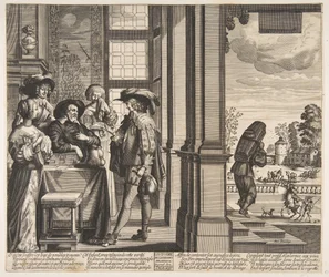 Den fortapte sønn forlater hjemmet, ca. 1636.