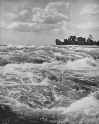 Rapids Above the American Fall, 1800-tallet