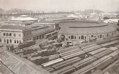 Rio de Janeiro-terminalen til sentraljernbanen i Brasil, 1914