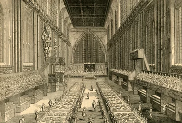 Den kongelige bankett i Guildhall, 1761, 1897.