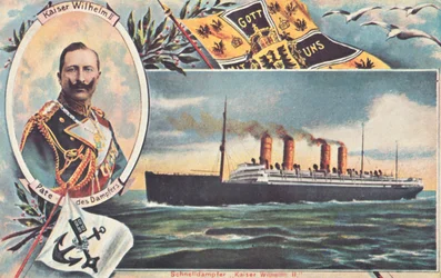 SS Kaiser Wilhelm II, c1910.