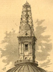 Stillaset og observatoriet på St. Pauls i 1848, 1897.