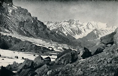 Det sørlige stupet av Aconcagua, 1911