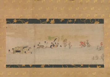 Sumiyoshi Sumiyoshi Monogatari Picture Scroll, 13th Line Tsury.