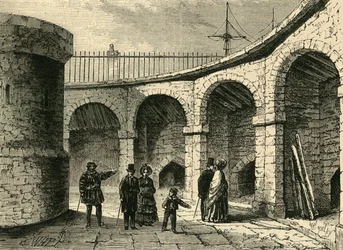 Tårnmenasjeriet rundt 1820, c1872.