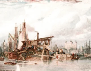 Tower of London, c1827, c1900.