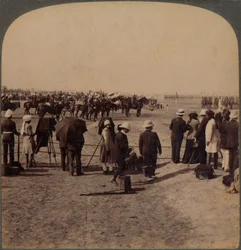 Visekongen Lord Curzon og Lord Kitchener ved Great Durbar Review, Delhi, India, 1903
