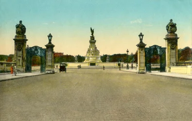 Victoria-minnesmerket, Buckingham Palace, London, c1910.