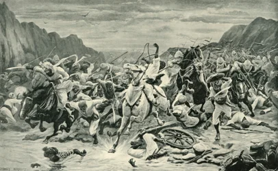 Kandahars kavaleriforfølgelse til Arghandab-elven, 1901.