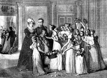 Marie-Louises ankomst til Compiègne, Frankrike, 27. mars 1810 1882-1884