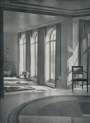 Det store rommet på Yaffle Hill, Broadstone, Dorset, 1933