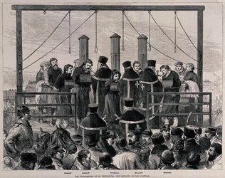 Henrettelsen av nihilistene, ca 1881