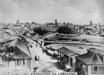 Grunnlaget for Camagüey, Cuba, c1910
