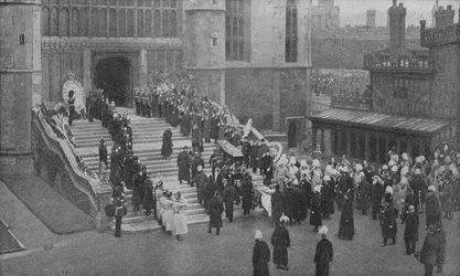Begravelsen til dronning Victoria, 1901 1909.