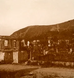 Kiosken, Metzeral, Nord-Frankrike, c1914-c1918