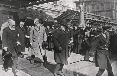 Det siste øyeblikksbildet av kong Edward, 1910.
