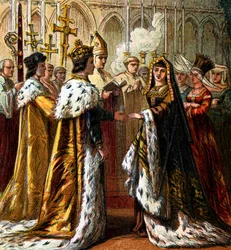 Ekteskapet til Henry VII, 1486, c1850