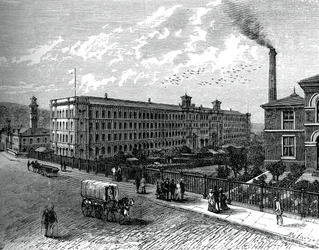 Bruket i Saltaire, c1880