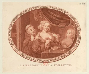 Nonnen på toalettet, 1770-1780-årene.