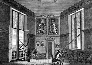 Det gamle observasjonsrommet, Greenwich, sent på 1600-tallet 1893
