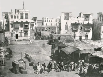 Gaten til postkontoret, Suakin, Sudan, 1895.