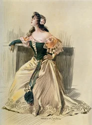 Theatre De La Porte-Saint-Martin - Falstaff - Nelly. - Frøken Pannetier, 1904.