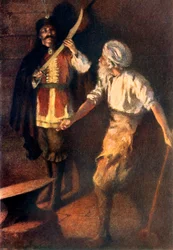 Der er sverdet og her er ambolten, 1917.
