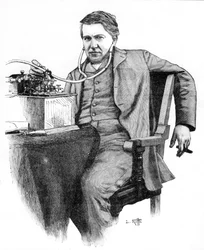 Thomas Alva Edison, amerikansk oppfinner, c1906
