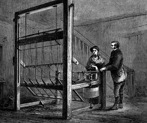 Thomas Highs spinning jenny, c1880