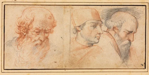 Tre hodestudier, 1600-tallet.
