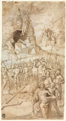 Tre scener fra Kristi lidenskap, 1500-tallet.