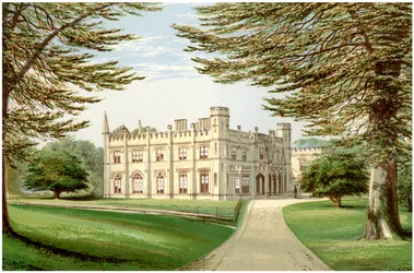 Thrybergh Park, Yorkshire, hjemmet til Fullerton-familien, c1880