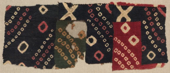 Tie-Dyed Fragment, ca. 700–1100 e.Kr.