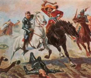 Tillys-flukt etter slaget ved Lech, 4. april 1632, 1936.