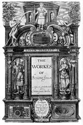 Tittelside til verkene til Ben Jonson, 1616 1893