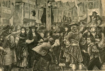 Titus Oates in the Pilory, 1685, 1897.