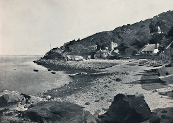 Torquay - The Beach, Babbicombe, 1895