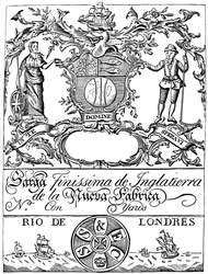 Handelsmerke for South Sea Company, 1700-tallet 1894