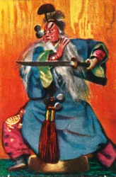 Tradisjonelt kinesisk teater, c1928.