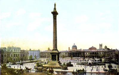 Trafalgar Square og Nelsons kolonne, London, 1900-tallet