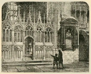 Transept of the Martyrdom, Canterbury Cathedral, 1890.