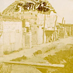 Trenches, Pervijze, Flandern, Belgia, c1914-c1918