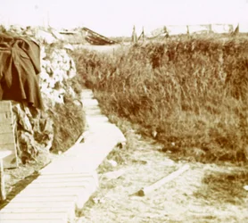 Trenches, Ramskapelle, Belgia, c1914-c1918
