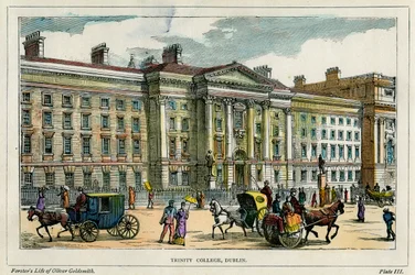 Trinity College, Dublin, Irland, c1880