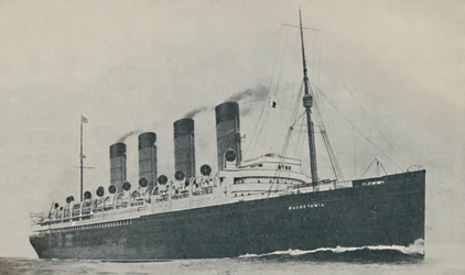 Triumferende i tjue år. Mauretania, bygget i 1907, ca. 1927, 1936