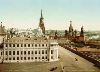 Tsarplassen i Kreml i Moskva, Russland, 1890-tallet